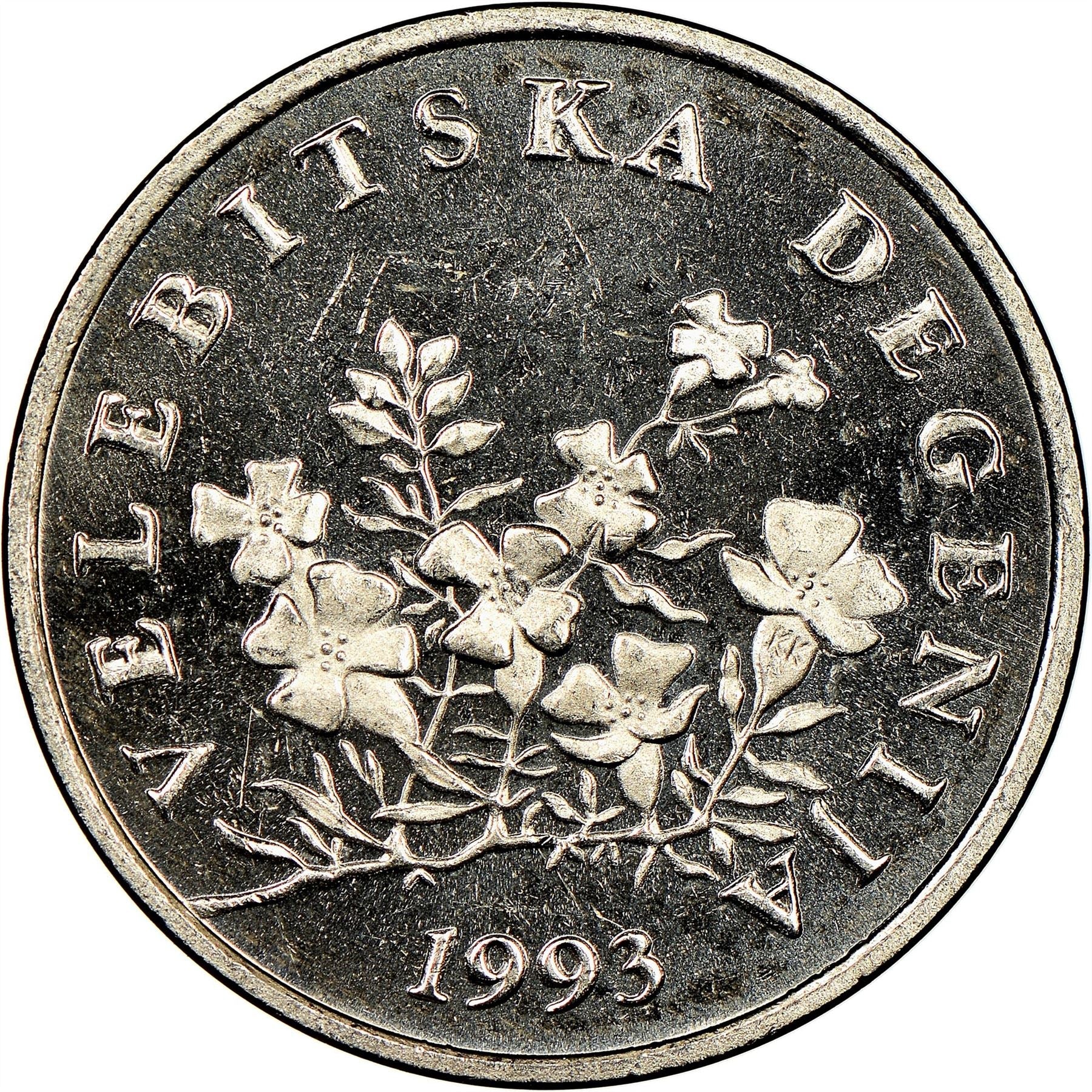 Croatia Coin Croatian 50 Lipa | Velebit Degenia | KM8 | 1993 - 2021