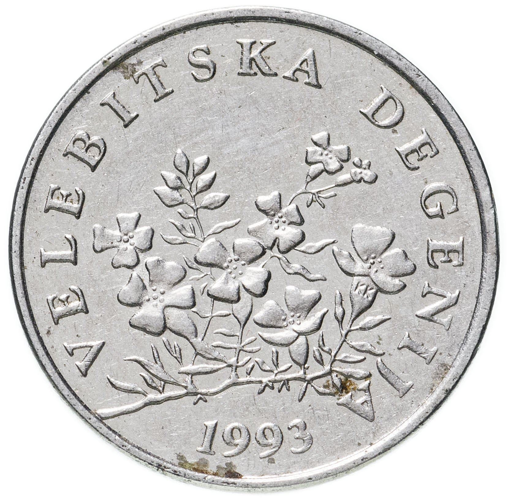 Croatia Coin Croatian 50 Lipa | Velebit Degenia | KM8 | 1993 - 2021