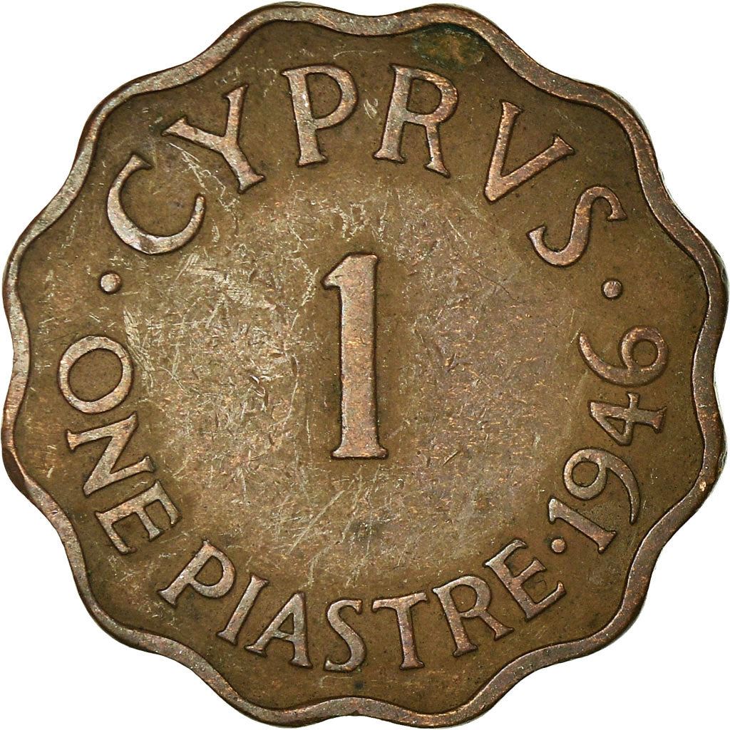 Cyprus 1 Piastre | King George VI | KM23a | 1942 - 1946