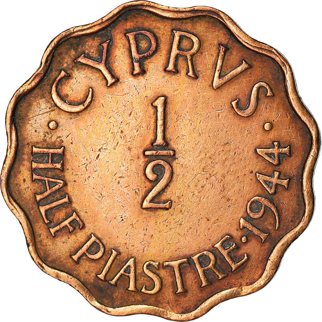 Cyprus 1/2 Piastre | King George VI | KM22a | 1942 - 1945