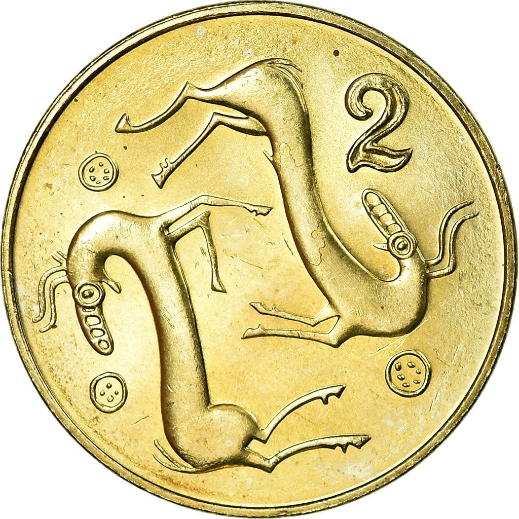 Cyprus 2 Cents Coin | Goat | KM54.3 | 1991 - 2004