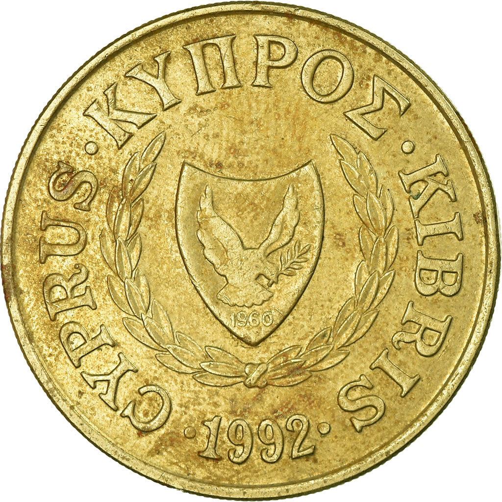 Cyprus | 20 Cents Coin | Zeno of Citium | KM62.2 | 1991 - 2004