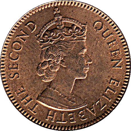 Cyprus 3 Mils Coin | Queen Elizabeth II | KM33 | 1955