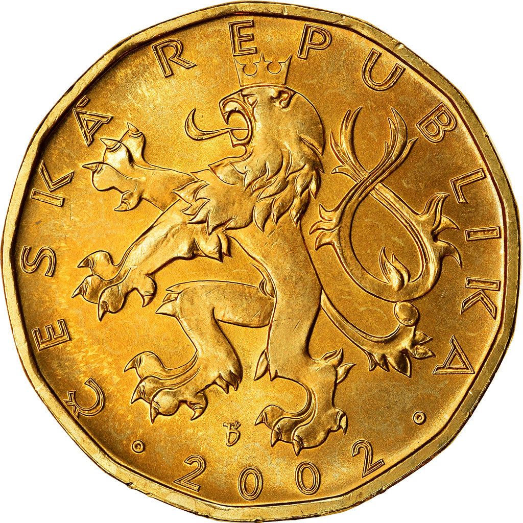 Czech Republic | 20 Korun Coin | Lion | Saint Wenceslas Monument | Wenceslas Square | KM5 | 1993 - 2021