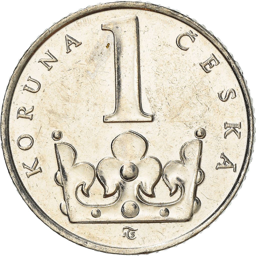 Czech Republic Coin Czech 1 Koruna | Lion | Saint Wenceslas crown | KM7 | 1993 - 2021