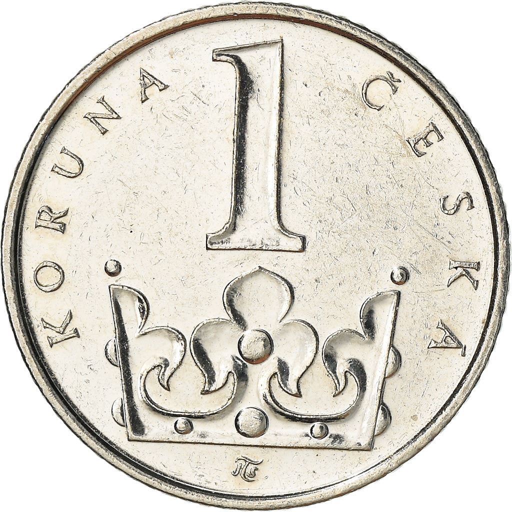 Czech Republic Coin Czech 1 Koruna | Lion | Saint Wenceslas crown | KM7 | 1993 - 2021