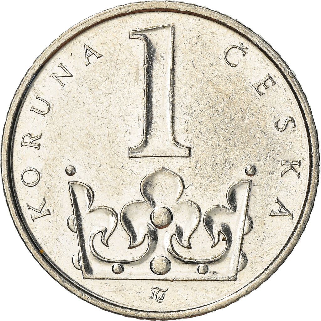 Czech Republic Coin Czech 1 Koruna | Lion | Saint Wenceslas crown | KM7 | 1993 - 2021