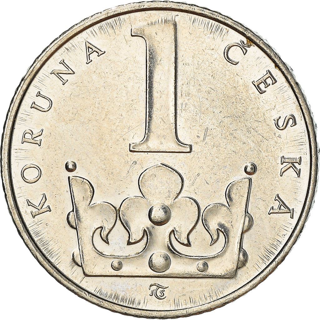 Czech Republic Coin Czech 1 Koruna | Lion | Saint Wenceslas crown | KM7 | 1993 - 2021