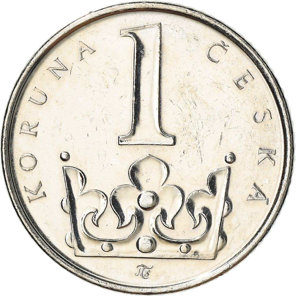 Czech Republic Coin Czech 1 Koruna | Lion | Saint Wenceslas crown | KM7 | 1993 - 2021