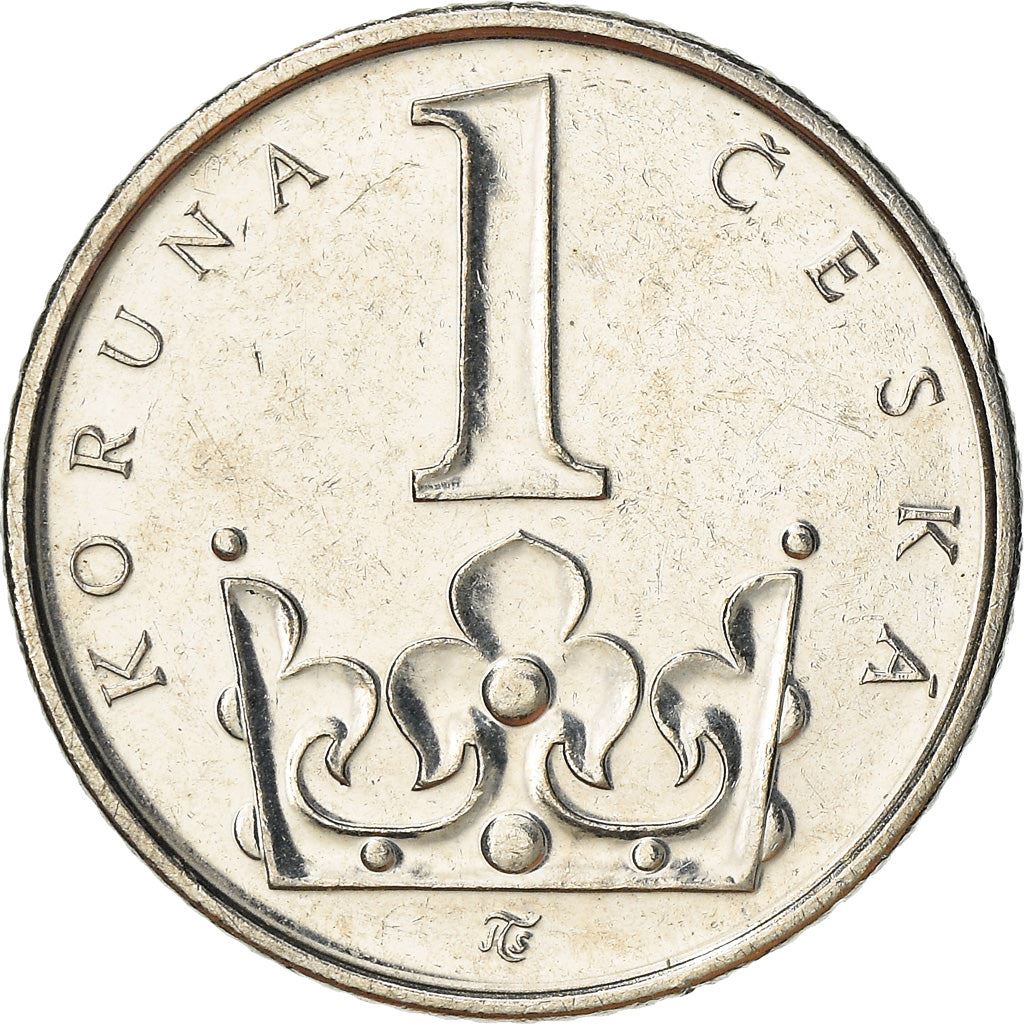 Czech Republic Coin Czech 1 Koruna | Lion | Saint Wenceslas crown | KM7 | 1993 - 2021