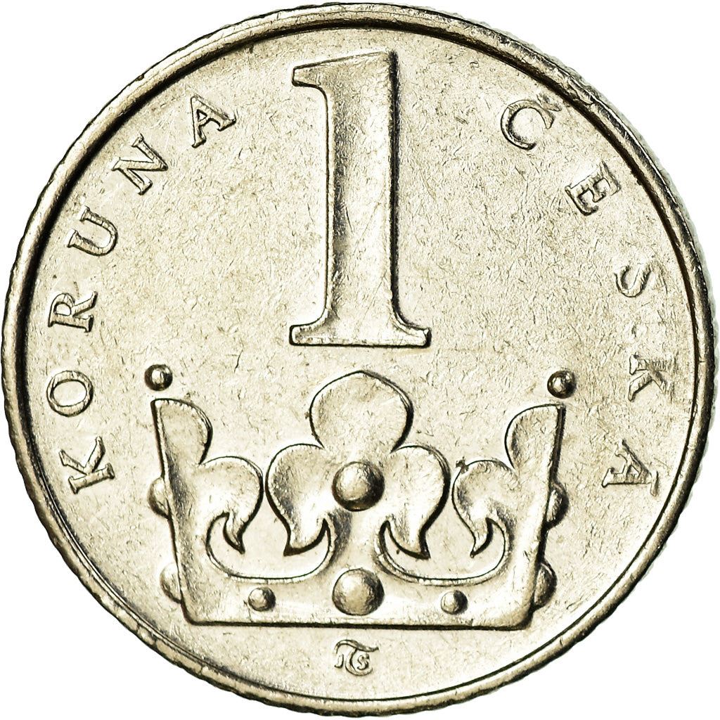 Czech Republic Coin Czech 1 Koruna | Lion | Saint Wenceslas crown | KM7 | 1993 - 2021