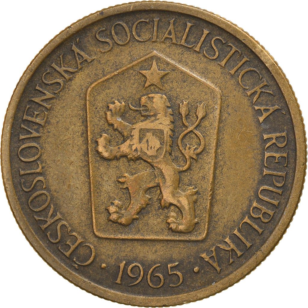 Czechoslovakia 1 Koruna Coin | Linden Sprig | KM50 | 1961 - 1990