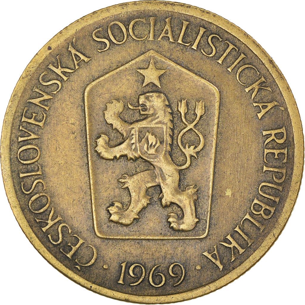 Czechoslovakia 1 Koruna Coin | Linden Sprig | KM50 | 1961 - 1990