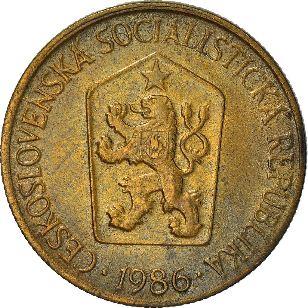 Czechoslovakia 1 Koruna Coin | Linden Sprig | KM50 | 1961 - 1990