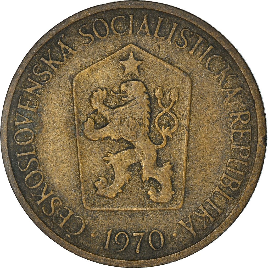 Czechoslovakia 1 Koruna Coin | Linden Sprig | KM50 | 1961 - 1990