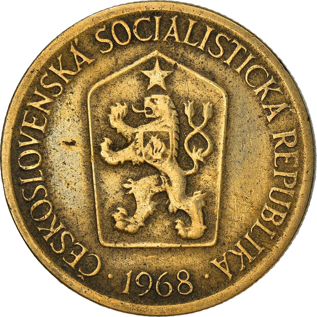 Czechoslovakia 1 Koruna Coin | Linden Sprig | KM50 | 1961 - 1990