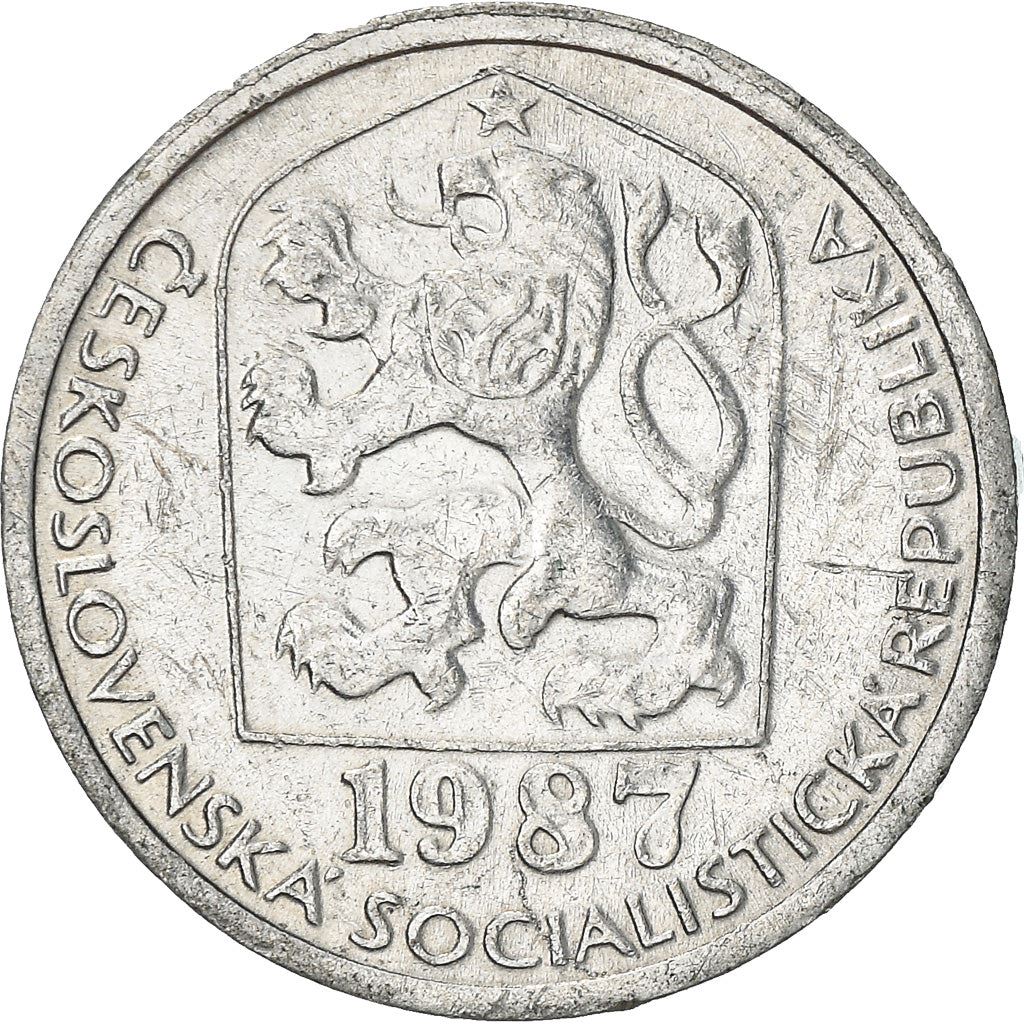 Czechoslovakia 10 Haleru Coin | Star | KM80 | 1974 - 1990