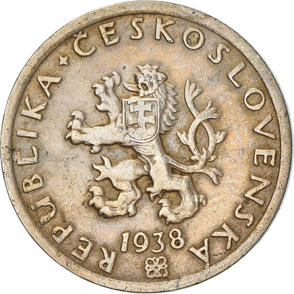 Czechoslovakia | 20 Haleru Coin | Sickle | Lime Sprig | KM1 | 1921 - 1938