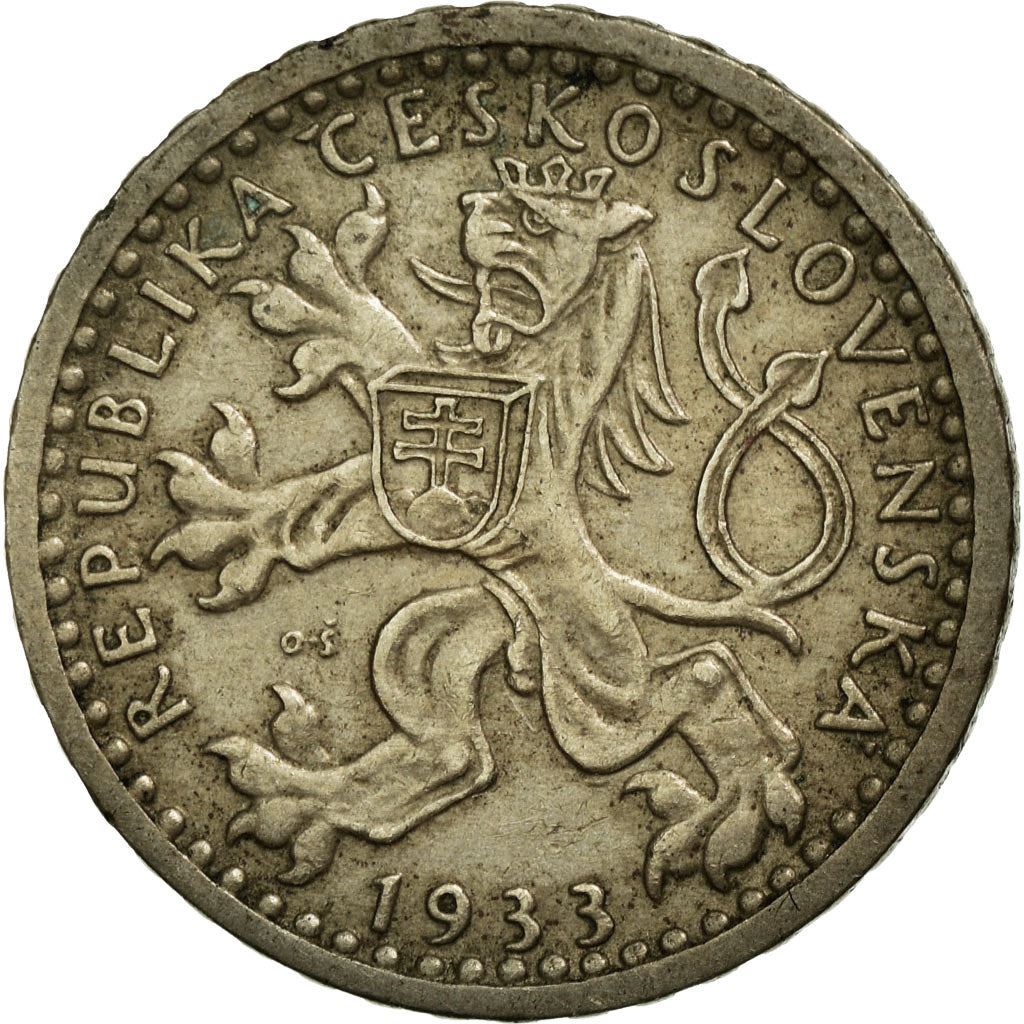 Czechoslovakia | 25 Haleru Coin | Lion | KM16 | 1932 - 1933