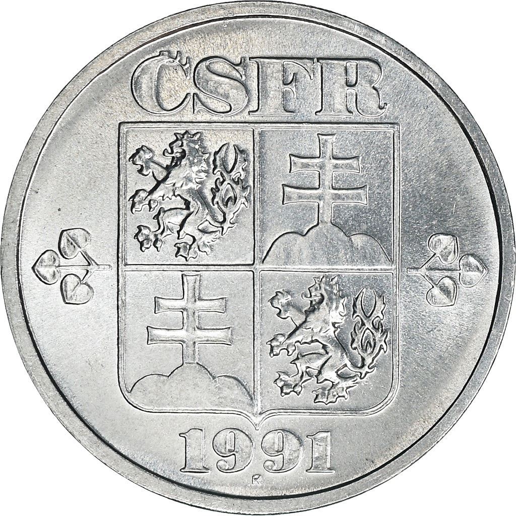 Czechoslovakia 5 Haleru / Hellers Coin | KM150 | 1991 - 1992