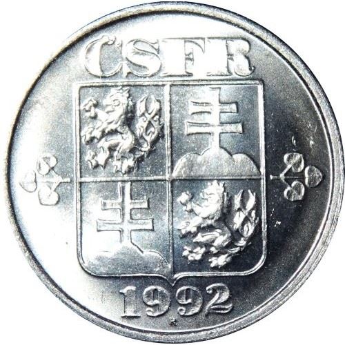 Czechoslovakia 5 Haleru / Hellers Coin | KM150 | 1991 - 1992