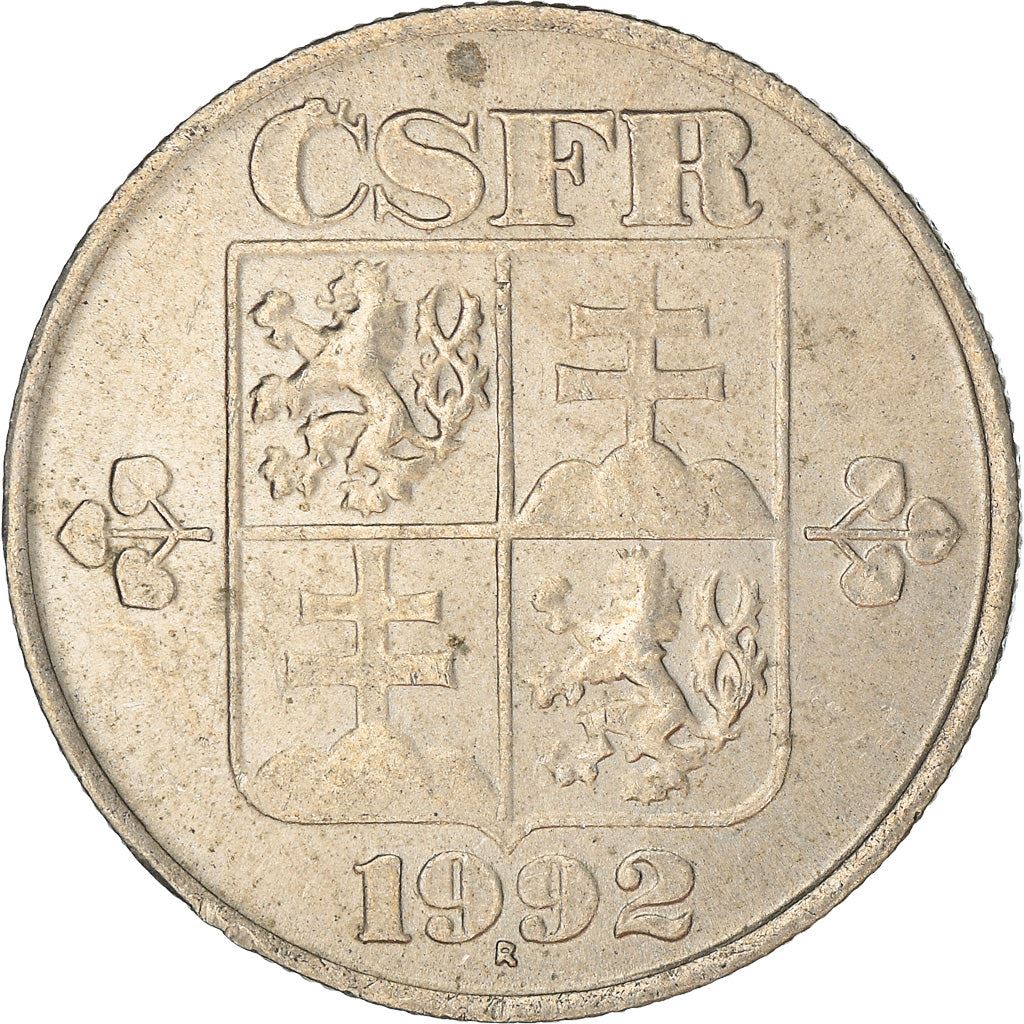 Czechoslovakia 50 Haleru / Hellers Coin | KM144 | 1991 - 1992