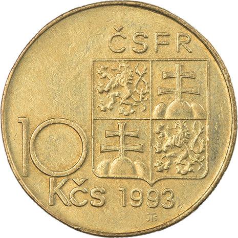 Czechoslovakia Coin | 10 Korun | Tomáš G. Masaryk | KM139 | 1990 - 1993