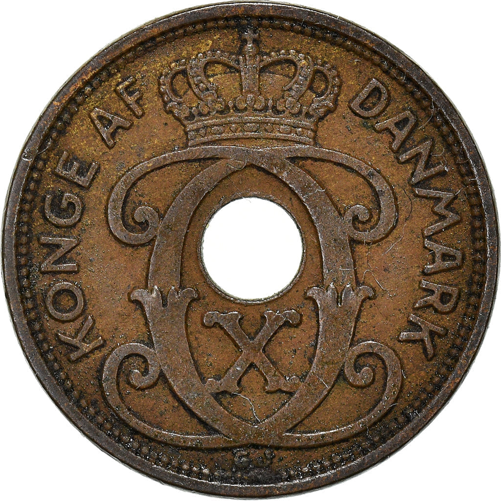 Danish Coin 1 Øre | Christian X | KM826 | Denmark | 1926 - 1940