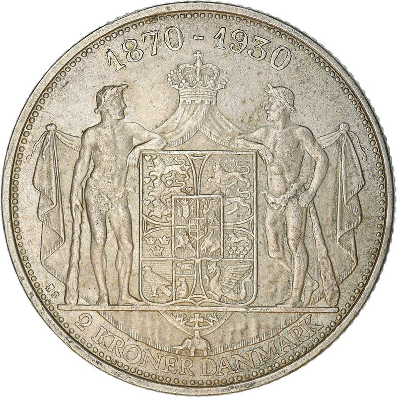 Danish Coin 2 Kroner | Christian X Kings Birthday | KM829 | Denmark | 1930