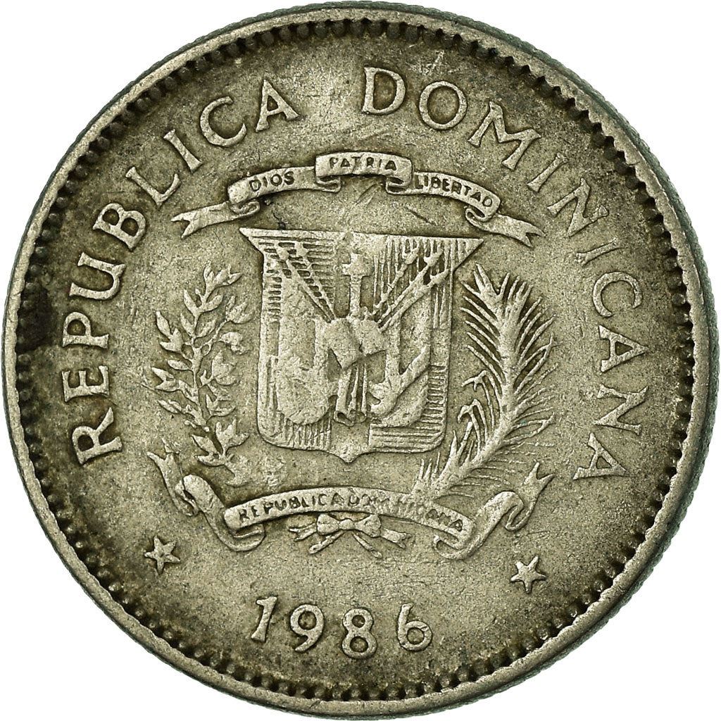 Dominican Republic 10 Centavos Coin | Juan Pablo Duarte | KM60 | 1983 - 1987