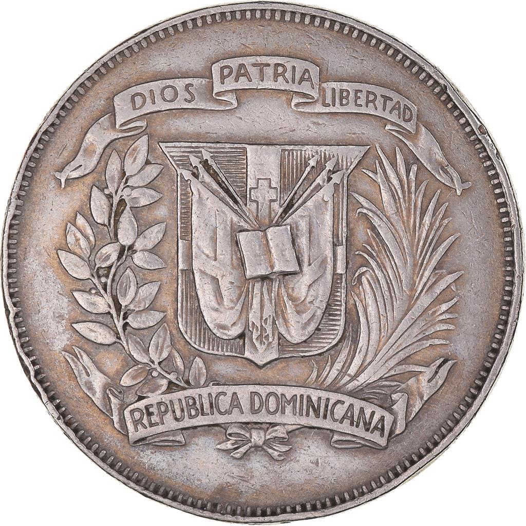 Dominican Republic 1/2 Peso Coin | Liberty | KM21a | 1967 - 1975