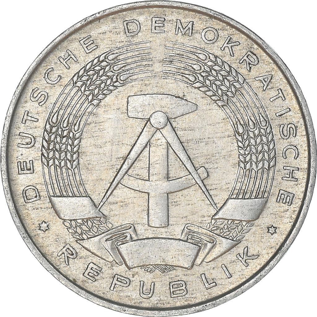 East German 1 Pfennig Coin | Hammer and Compass | Socialist Republic | German Democratic Republic | KM8 | 1960 - 1990