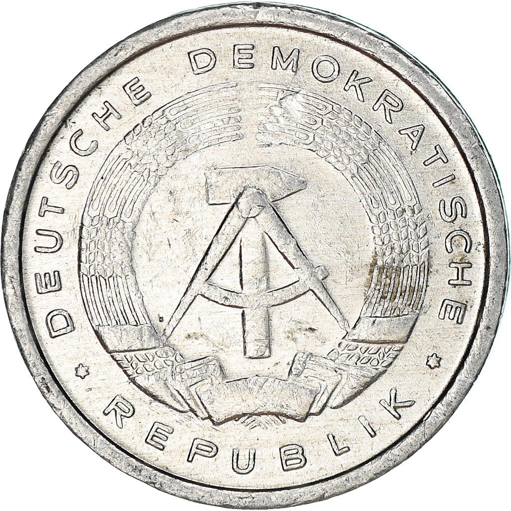 East German 1 Pfennig Coin | Hammer and Compass | Socialist Republic | German Democratic Republic | KM8 | 1960 - 1990