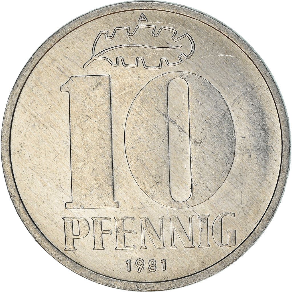 East German 10 Pfennig | Deutsche Demokratische Republik | KM10 1963 - 1990