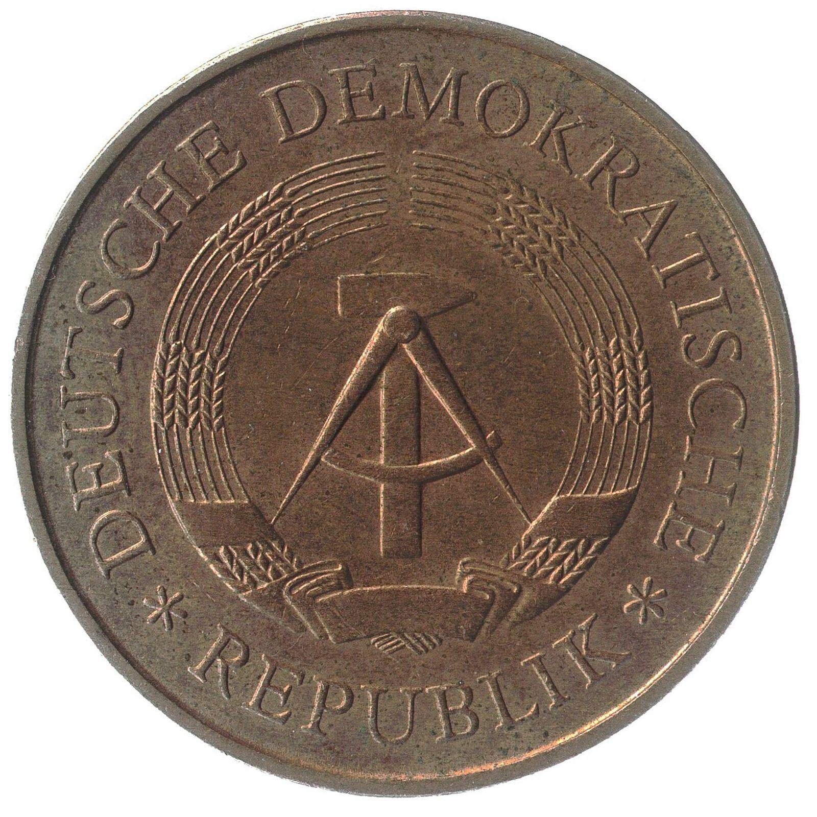 East German 5 Mark Coin | 20 Years of GDR | Deutsche Demokratische Republik | KM22 | 1969