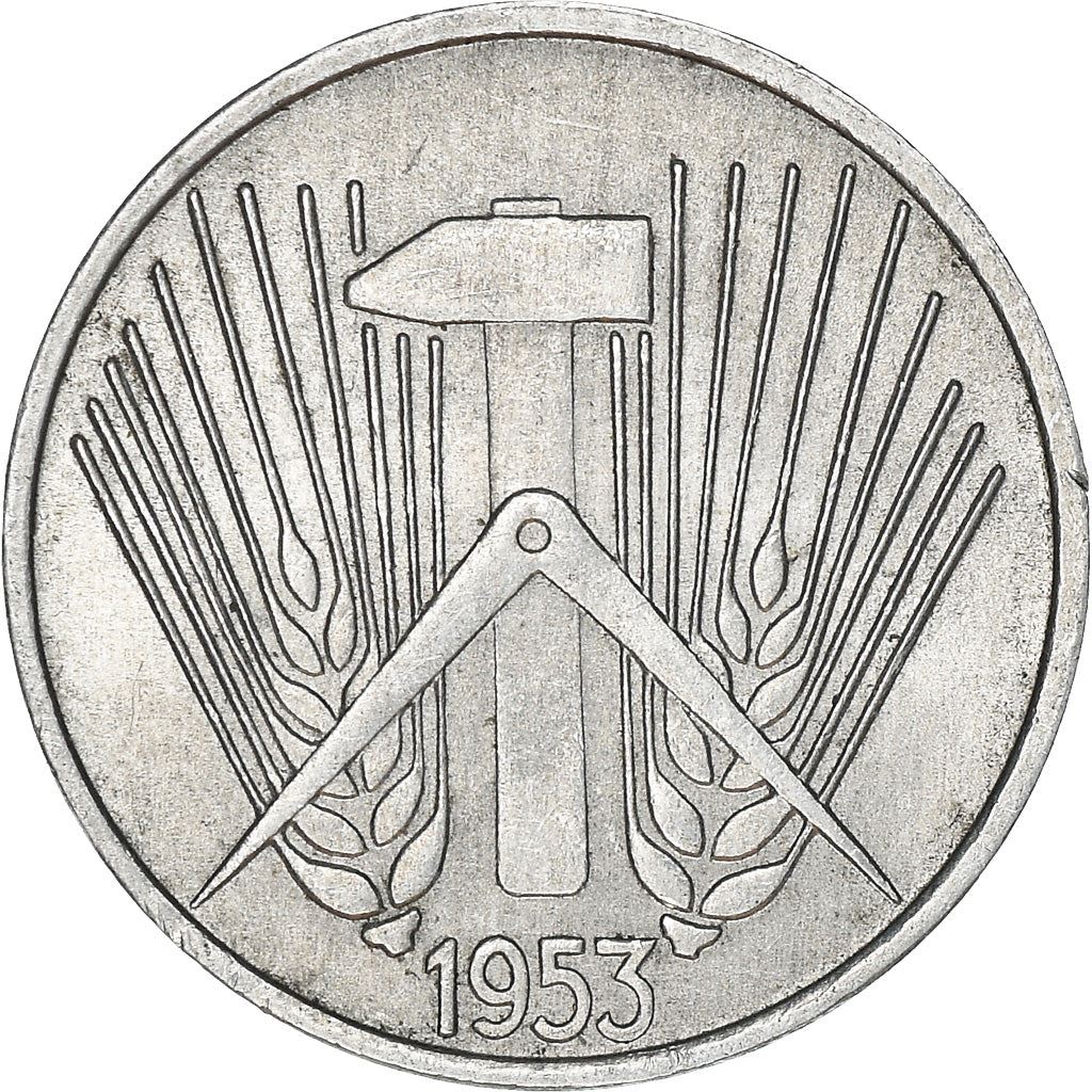 East German 5 Pfennig | Deutsche Demokratische Republik | KM6 | 1952 - 1953