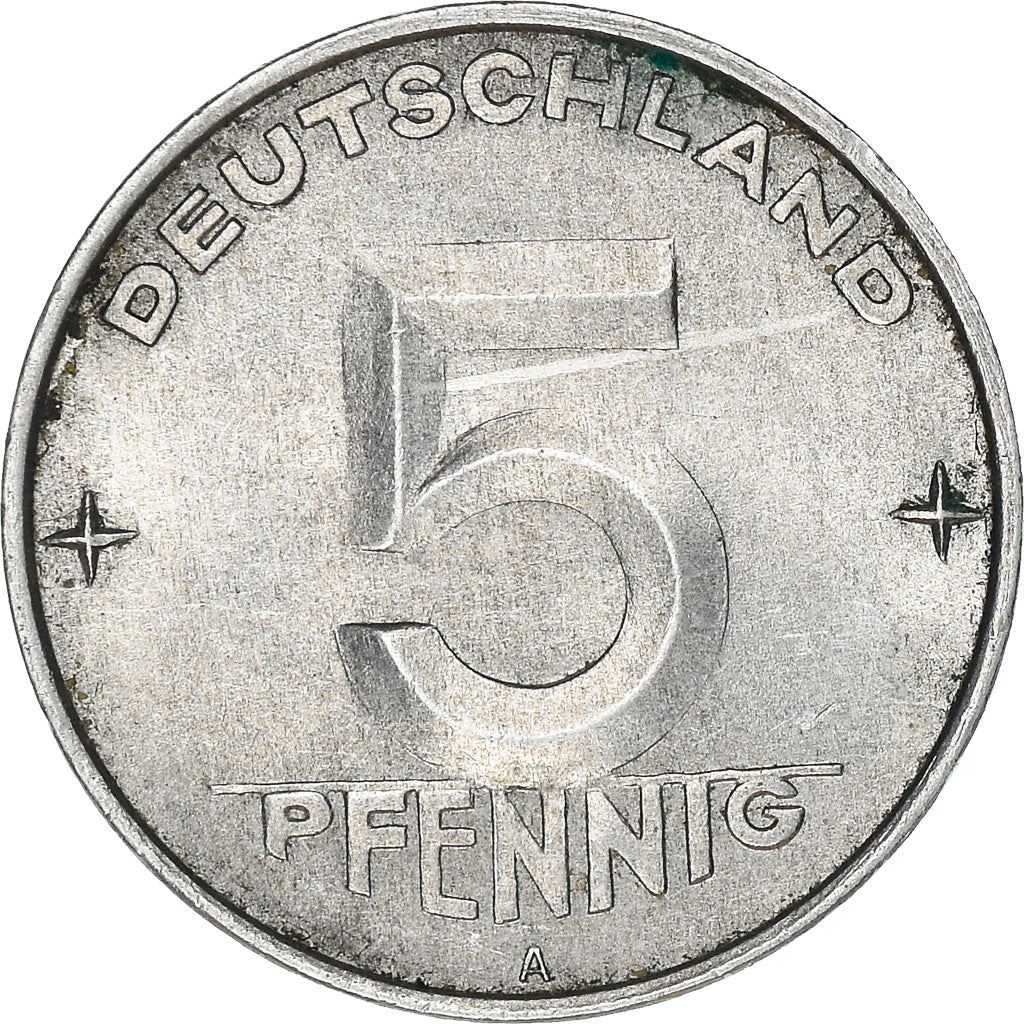 East German 5 Pfennig | Deutsche Demokratische Republik | KM6 | 1952 - 1953