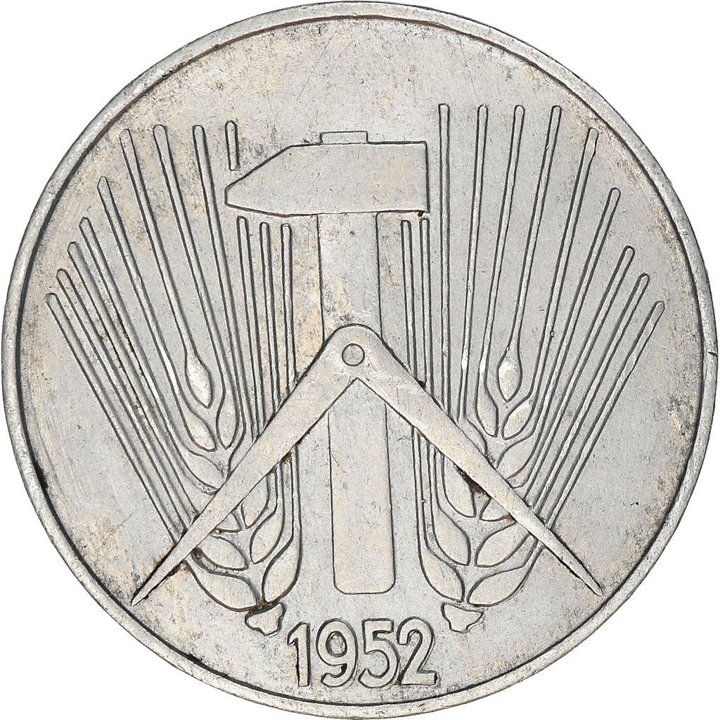 East German 5 Pfennig | Deutsche Demokratische Republik | KM6 | 1952 - 1953