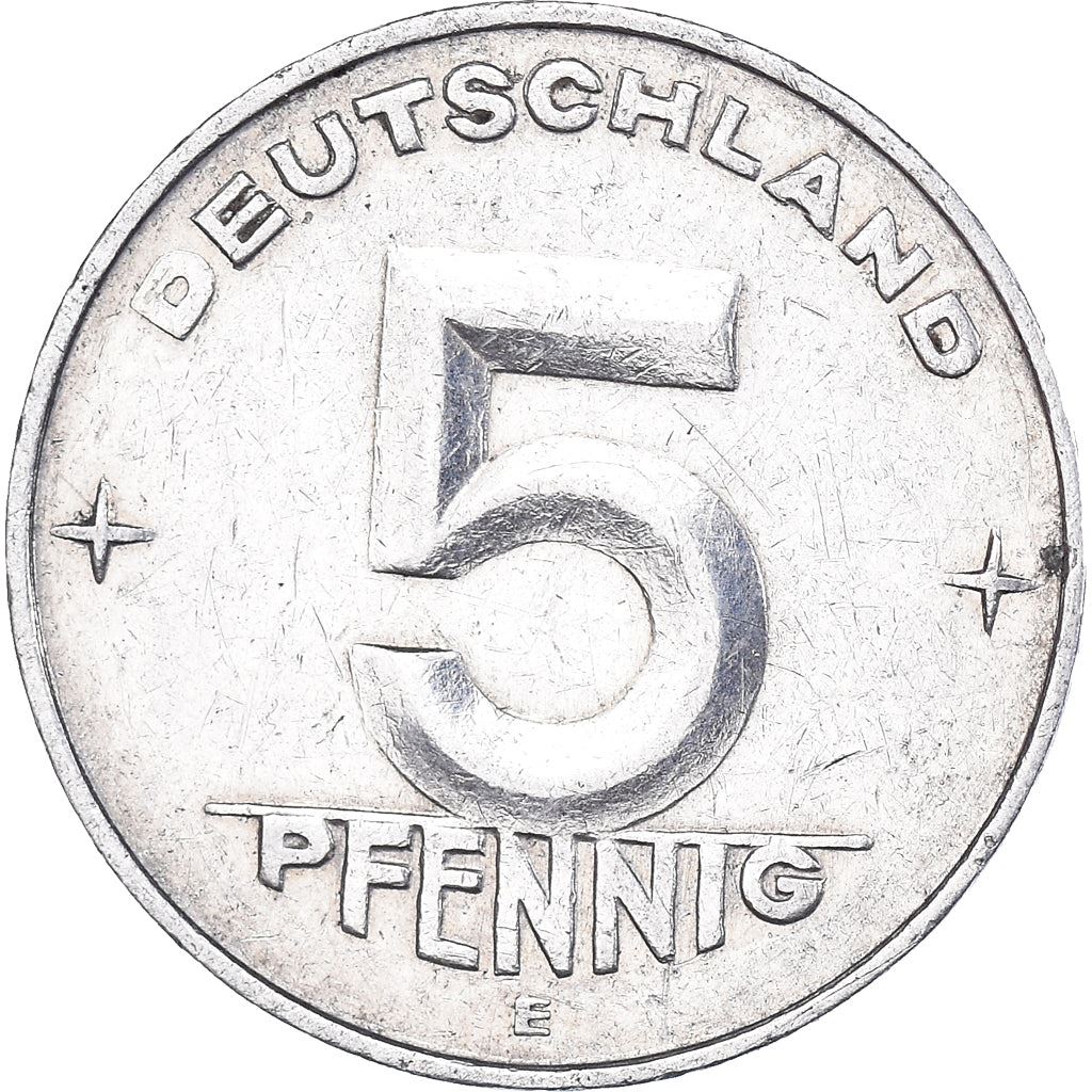 East German 5 Pfennig | Deutsche Demokratische Republik | KM6 | 1952 - 1953