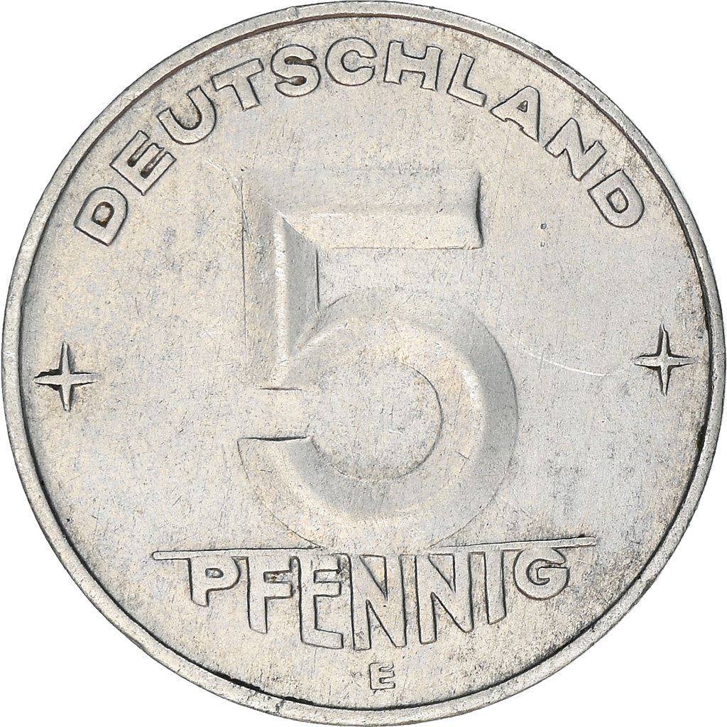 East German 5 Pfennig | Deutsche Demokratische Republik | KM6 | 1952 - 1953