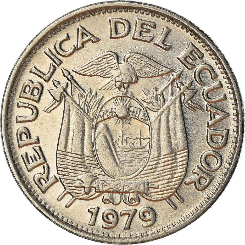 Ecuador 1 Sucre Coin | Antonio Jose de Sucre | KM78b | 1964 - 1981