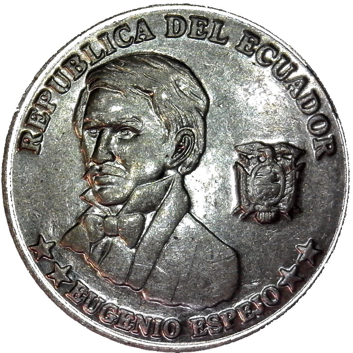 Ecuador | 10 Centavos Coin | Eugenio Espejo | Km:106 | 2000