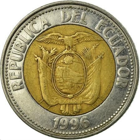 Ecuador | 1000 Sucres Coin | Eugenio Espejo | Km:99 | 1996