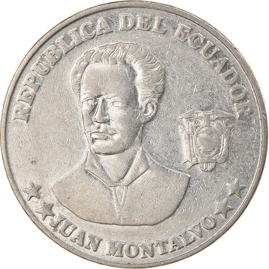 Ecuador 5 Centavos Coin | Juan Montalvo | KM105 | 2000 - 2005