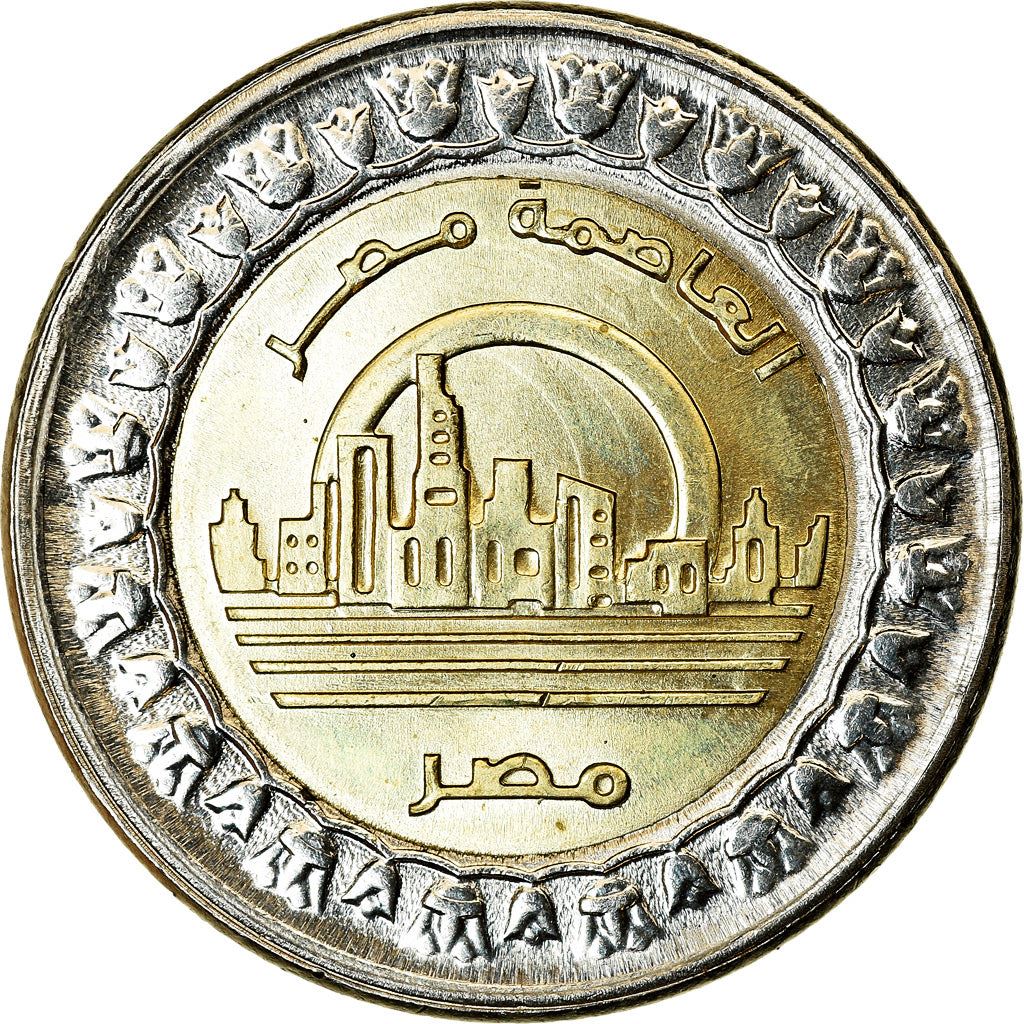 Egypt | 1 Pound Coin | New Capital Egypt | Vedian | Km:1041 | 2019