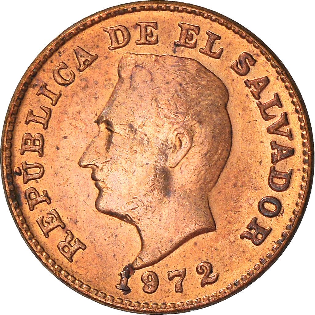 El Salvador Coin Salvadoran 1 Centavo | President Francisco Morazan | KM135.1 | 1942 - 1972