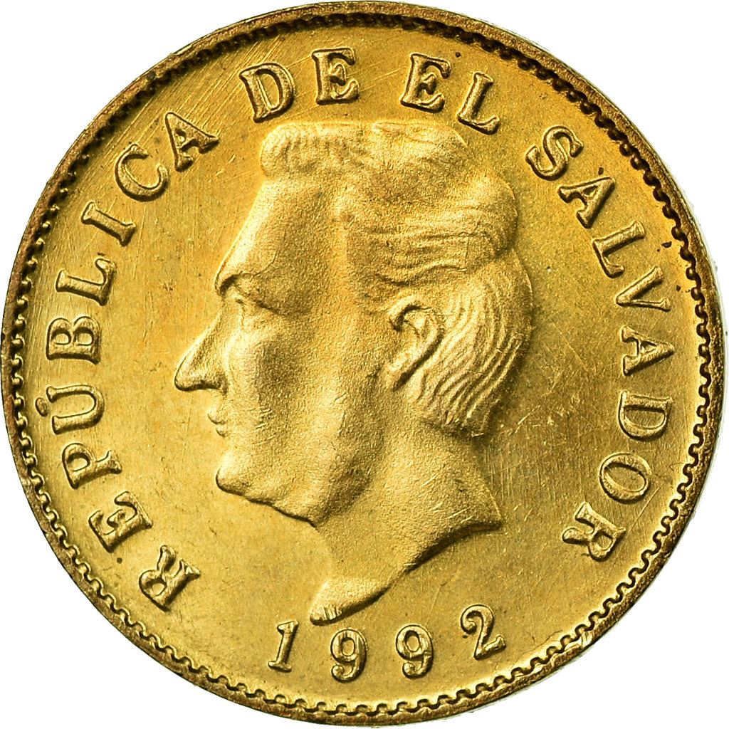 El Salvador Coin Salvadoran 1 Centavo | President Francisco Morazan | KM135.1a | 1989 - 1992