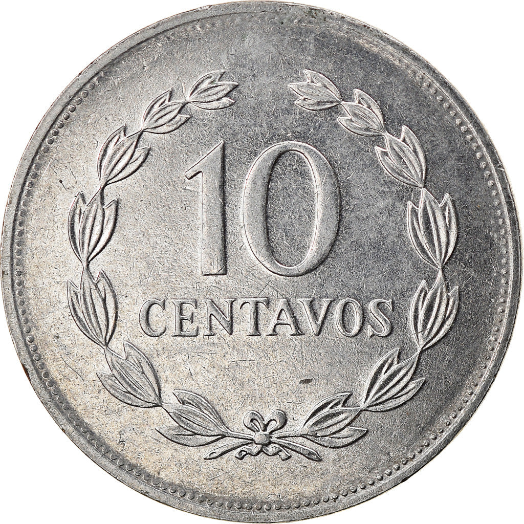 El Salvador Coin Salvadoran 10 Centavos | President Francisco Morazan | KM155 | 1987 - 1999