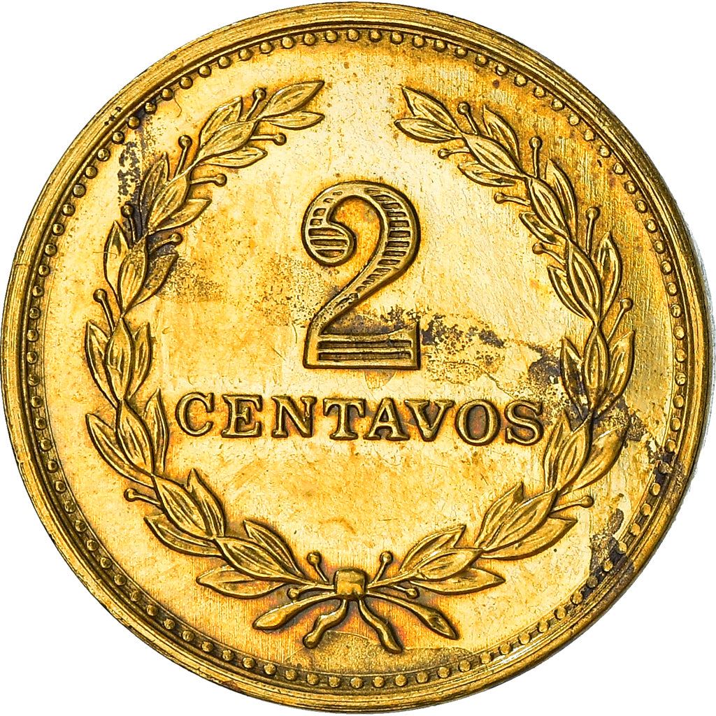 El Salvador Coin Salvadoran 2 Centavos | President Francisco Morazan | KM147 | 1974