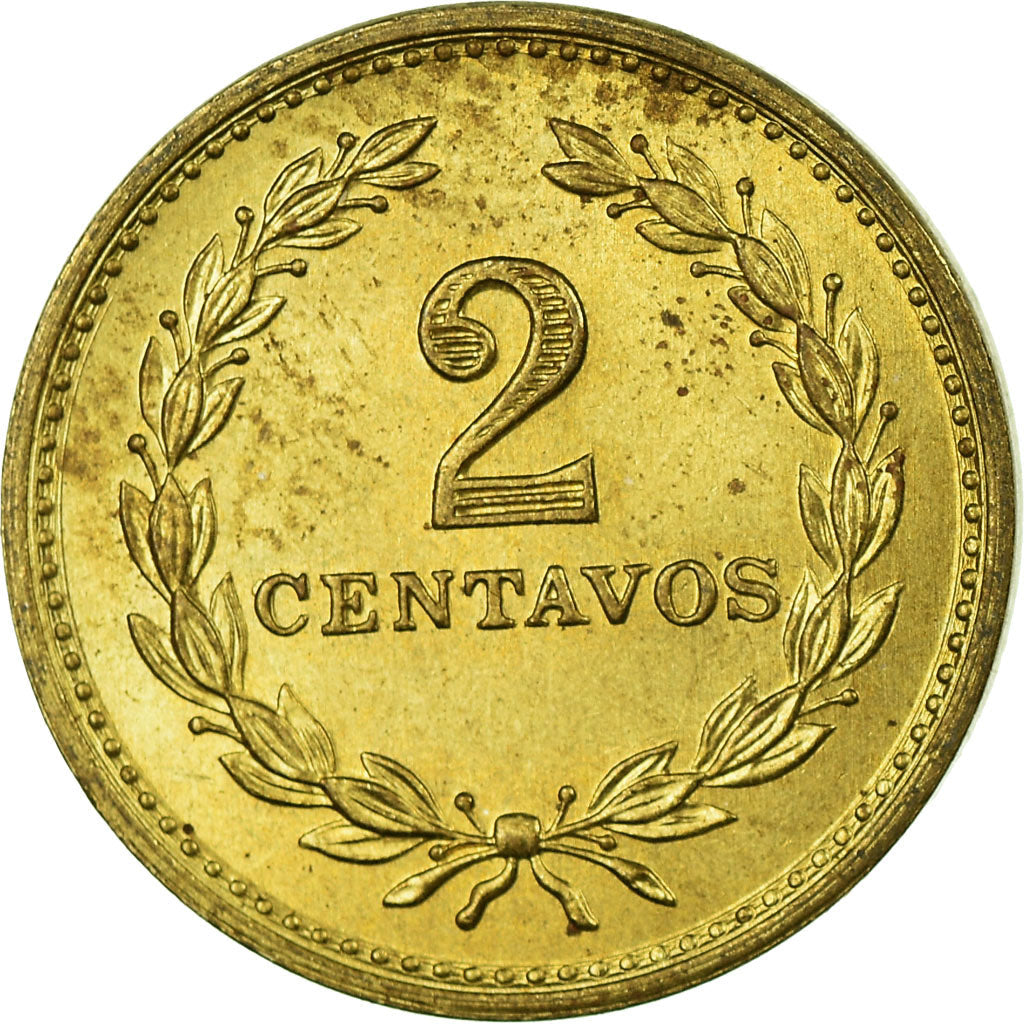 El Salvador Coin Salvadoran 2 Centavos | President Francisco Morazan | KM147 | 1974